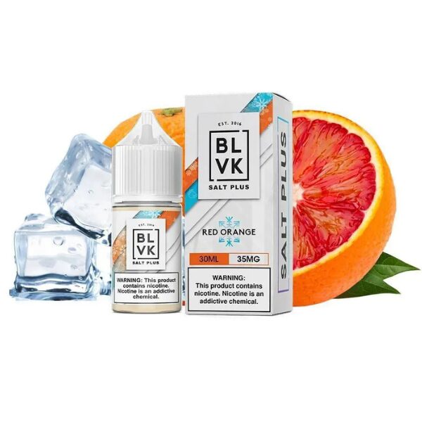 BLVK Salt Plus - Red Orange (Laranja Vermelha e Menthol) - 30ml - NicSalt