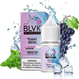 BLVK Salt Diamond - Grape Menthol (Uva e Menta) - 30ml - NicSalt