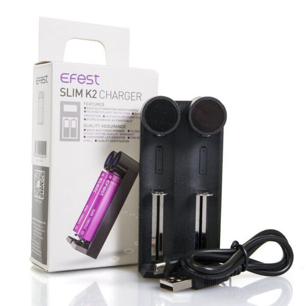 Carregador de baterias Slim k2 – Efest