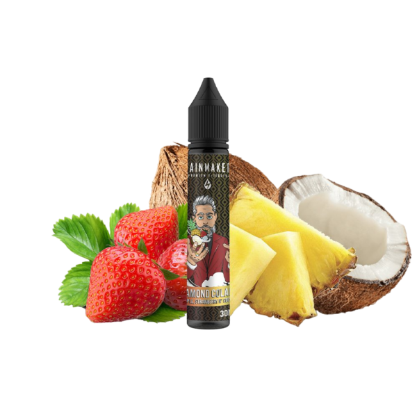 Rainmaker - Diamond Colada (Abacaxi, coco e morango Ice) - 30ml -  Freebase