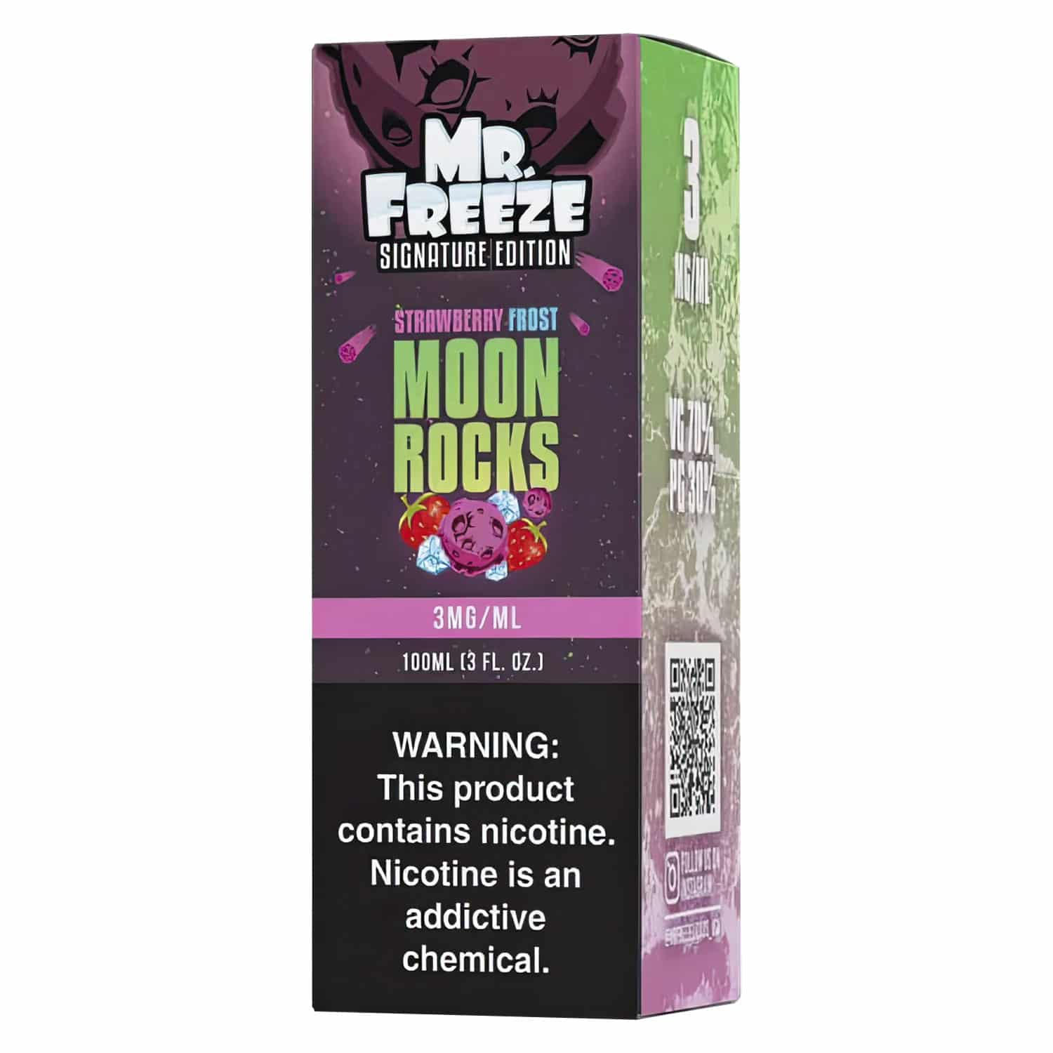 Mr. Freeze - Strawberry Frost Moon Rocks (Morango Ice) - Freebase 100ml