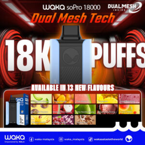 WAKA - SoPro 18k - 18000 PUFFS - POD DESCARTÁVEL
