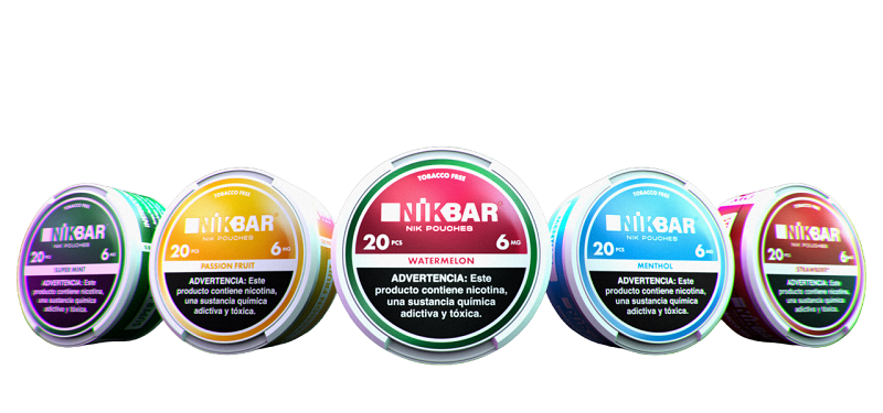 Nikbar - Nik Pouches - Bolsas de Nicotina
