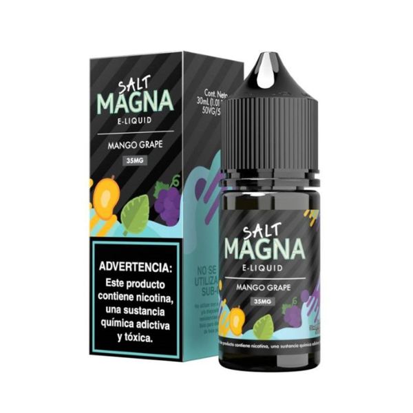 Magna - Mango Grape (Uva e Manga) - 30ml - Nicsalt: Uma Combinação Perfeita de Frutas Tropicais e Clássicas