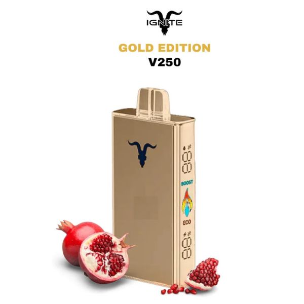 Ignite V250 Gold Edition - Sweet and Sour Pomegranate - 25000 Puffs - Pod Descartável