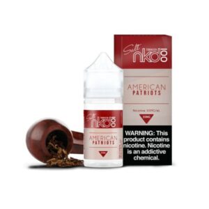 Naked Salt  - Amarican Patriots (Tabaco Clássico) - Nicsalt - 30ml