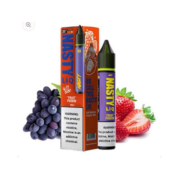 Nasty LIQ Salt - Fruit Fusion (Morango e Uva) - 30ml - Nicsalt