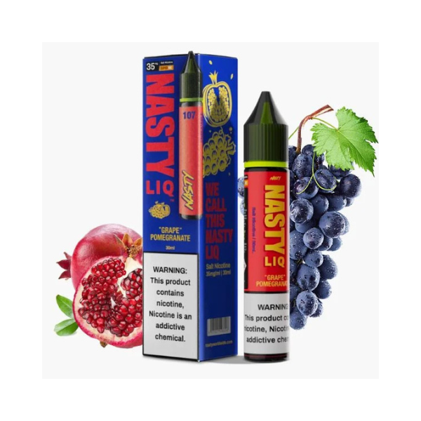 Nasty LIQ Salt - Grape Pomegranate (Uva e Romã)  - 30ml - Nicsalt