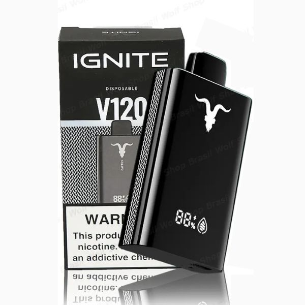 Ignite V120 Pro Black Edition - 12000 Puffs - Pod Descartável