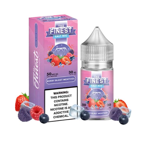 The Finest - Berries Blast Menthol (Frutas Vermelhas Gelado) - NicSalt 30ml
