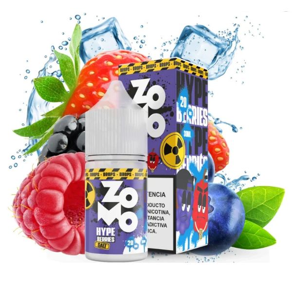 Zomo Salt - Hype berries (Mix Frutas Vermelhas) - 30 ml