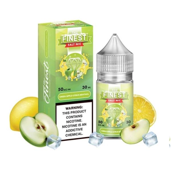 The Finest - Green Apple Citrus Menthol (Maçã Verde Gelado) - NicSalt 30ml