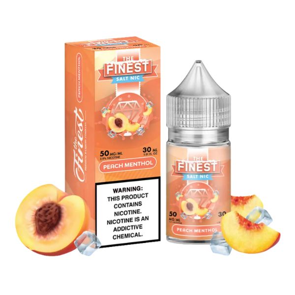 The Finest - Peach Menthol (Algodão doce Gelado) - NicSalt 30ml