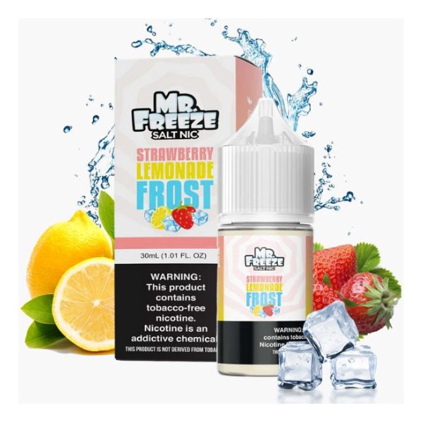 Mr. Freeze - Strawberry Lemonade Frost (Morango e Limão siciliano Gelado) - 30ml - NicSalt