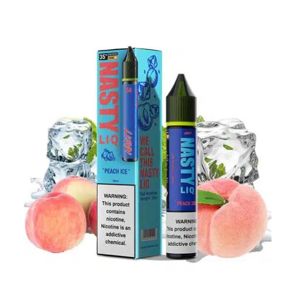 Nasty LIQ Salt - Peach Ice (Pessêgo) - 30ml - Nicsalt