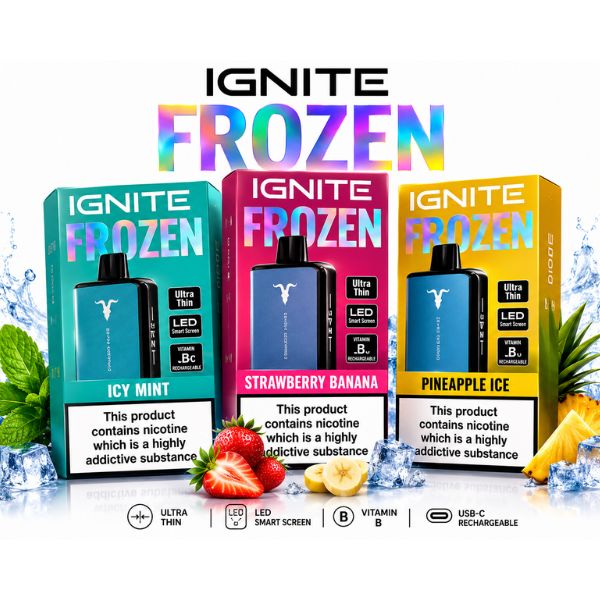 Ignite VFrozen Icy – 20.000 Puffs – Pod Descartável - Imagem 2
