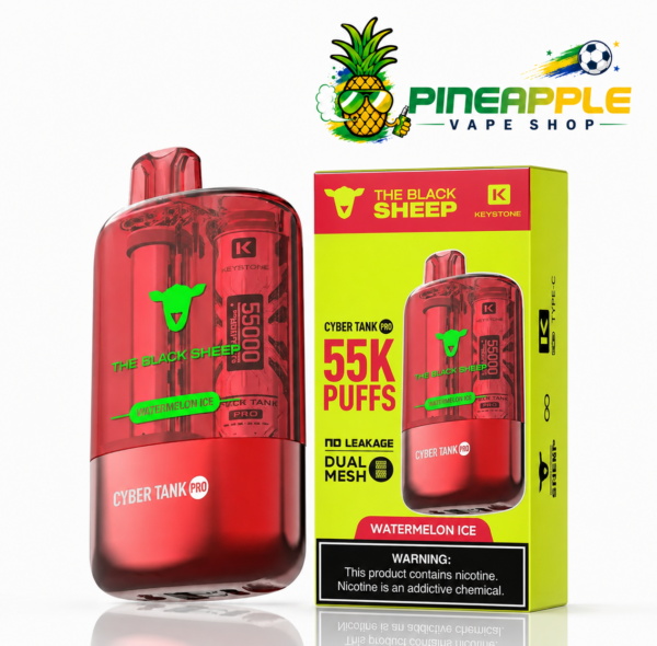 The Black Sheep Cyber Tank Pro 55K – 55.000 Puffs – Pod Descartável