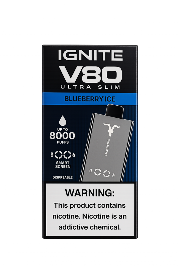 Ignite V80 Ultra Slim – 8.000 Puffs – Pod Descartável